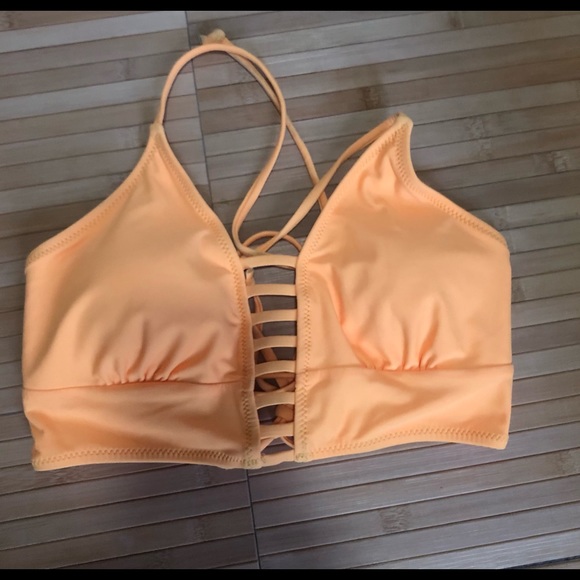 NWT Cupshe Yellow And Leaves Print Bikini - Picture 3 of 7